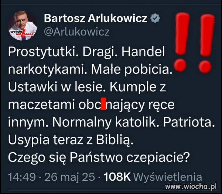 Taki troche "szemrany" ten Nawrocki...