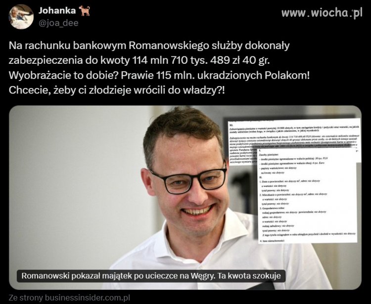 A to wszystko z diety poselskiej oraz pensji wiceministra z lat 2019-2023