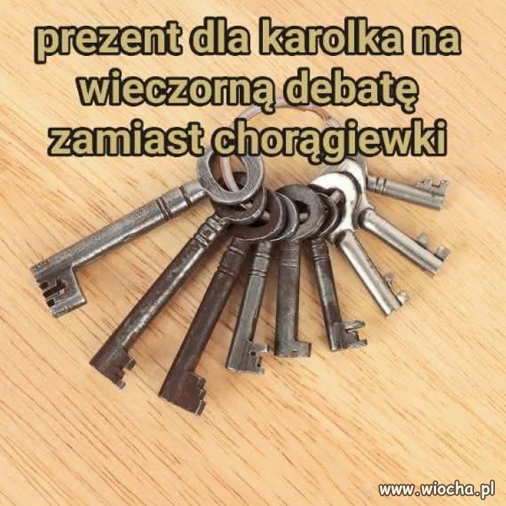 Najważniejszy gadżet Nowogrodzkiego na dzisiejszą debatę