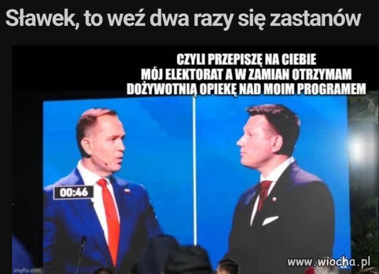 Właśnie, Sławek prosimy 