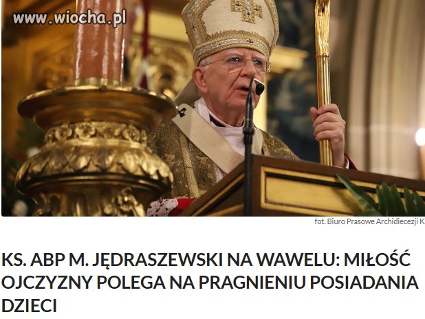 To ile dzieci ma Jędraszewski?