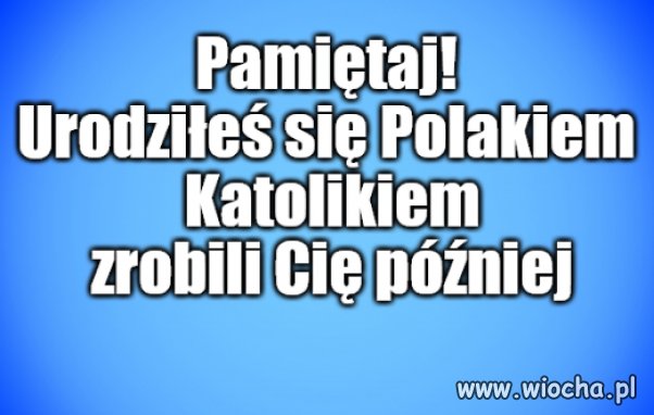 Kaprawym okiem ateisty patrząc ...