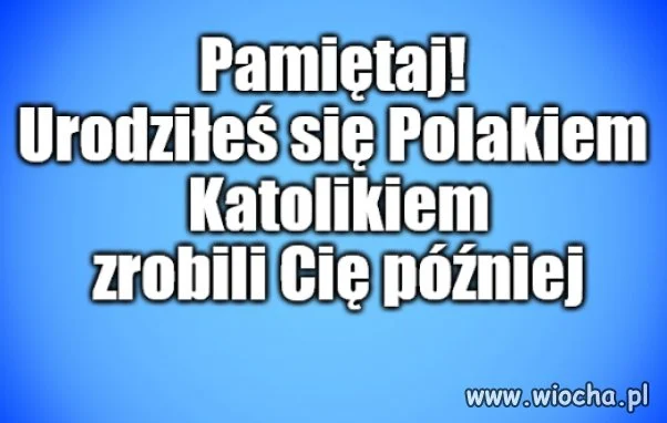 Kaprawym okiem ateisty patrząc ...