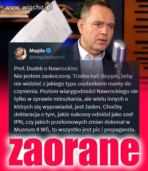 Nawrocki to gotowy scenariusz na film kryminalny