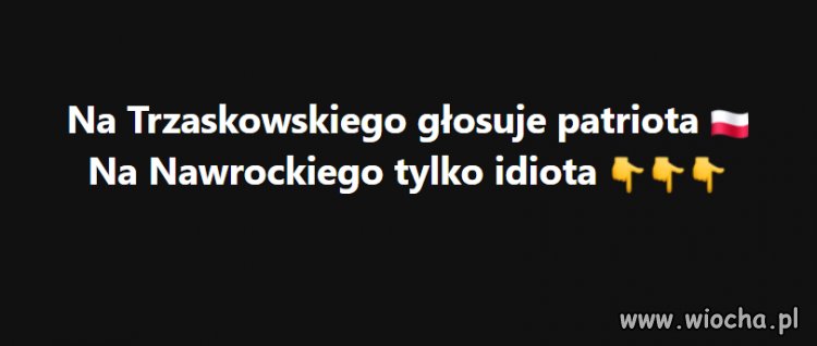 A Ty na kogo zagłosujesz ?