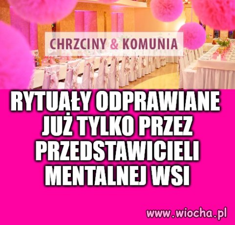 Gdy zza hajsu nie widać Boga ... 