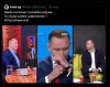 Tak ciężko wytrwać do przerwy, że nawet na wizji musi?