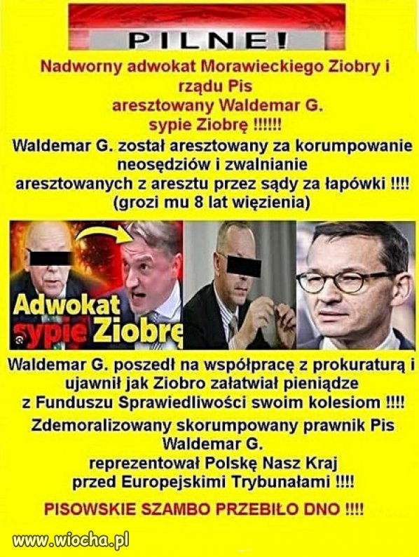 Za kraty do końca życia, za bezprawie i niesprawiedliwość!