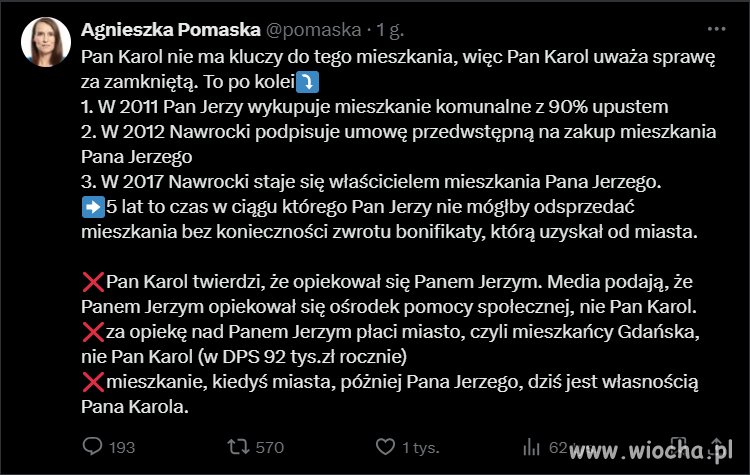 Pan Karol chce się teraz przeprowadzić do pałacu..