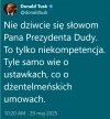 Prezydent RP Andrzej Duda, doktor nauk prawnych, 