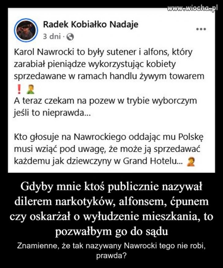 Doczeka się pozwu w trybie wyborczym ?