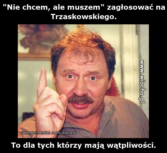 "Nie chcem, ale muszem" zagłosować na
