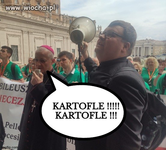 Pan Arturek informuje Rzymian, kto przyjechał!