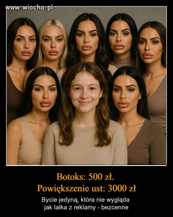Naturalny uśmiech, błysk w oku ...