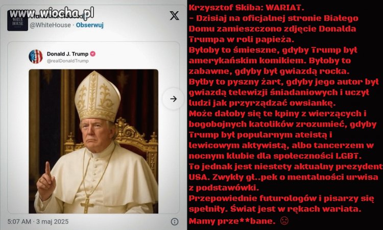 Skiba o Trumpie