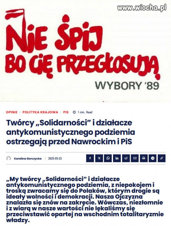 Wybór Rafała Trzaskowskiego, są tego gwarancją.  