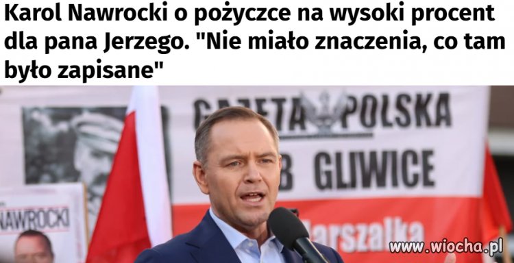 Dla Dudy też nie miało znaczenia co jest zapisane