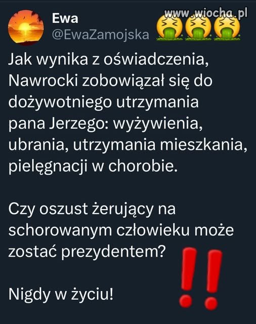 Głos na Nawrockiego to tak naprawdę 