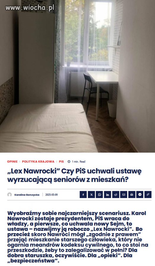 Czy tak Nawrocki chce rozwiązać problem mieszkaniowy?