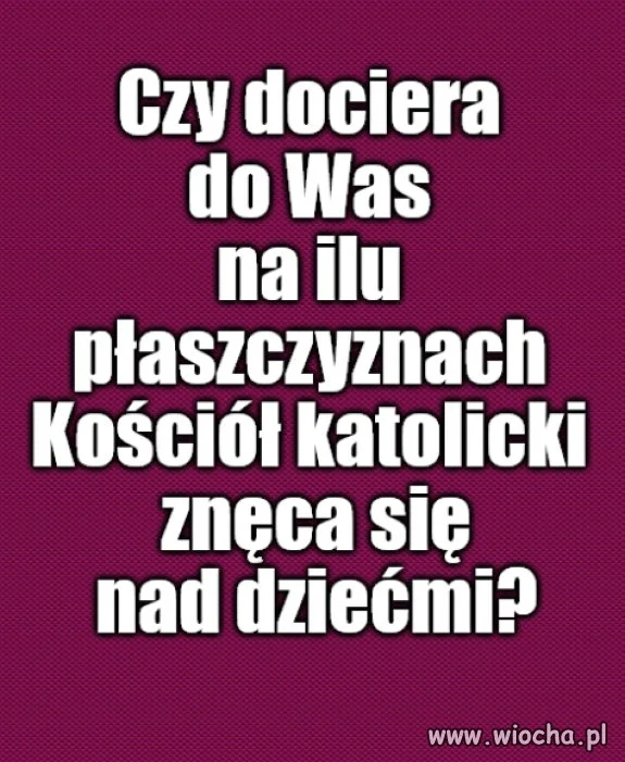 Z odezwą do sprawiedliwych 
