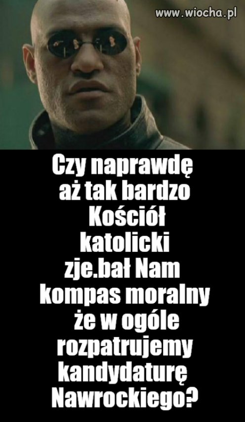 A ONI za nim agitują. Po cichu. Pokorne cielę ...