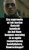 A ONI za nim agitują. Po cichu. Pokorne cielę ...
