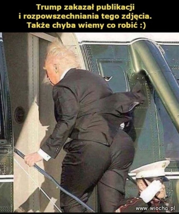 Zakazał bo pokazuje miejsce 