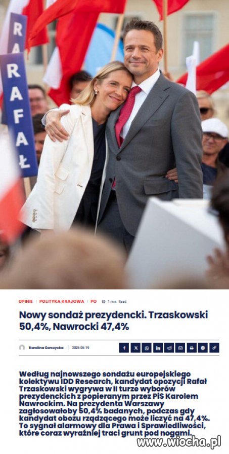 W sztabie Karola Nawrockiego panuje niepokój.