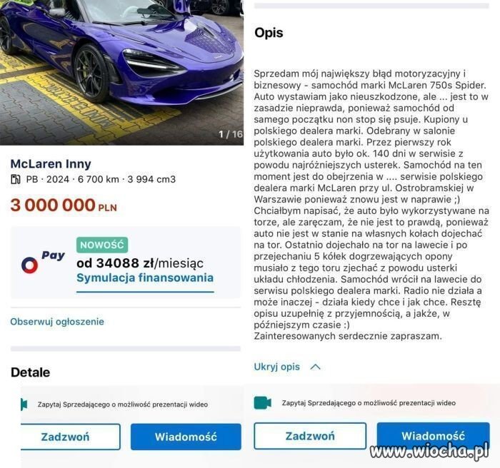 Może i drogo, ale za to nie działa