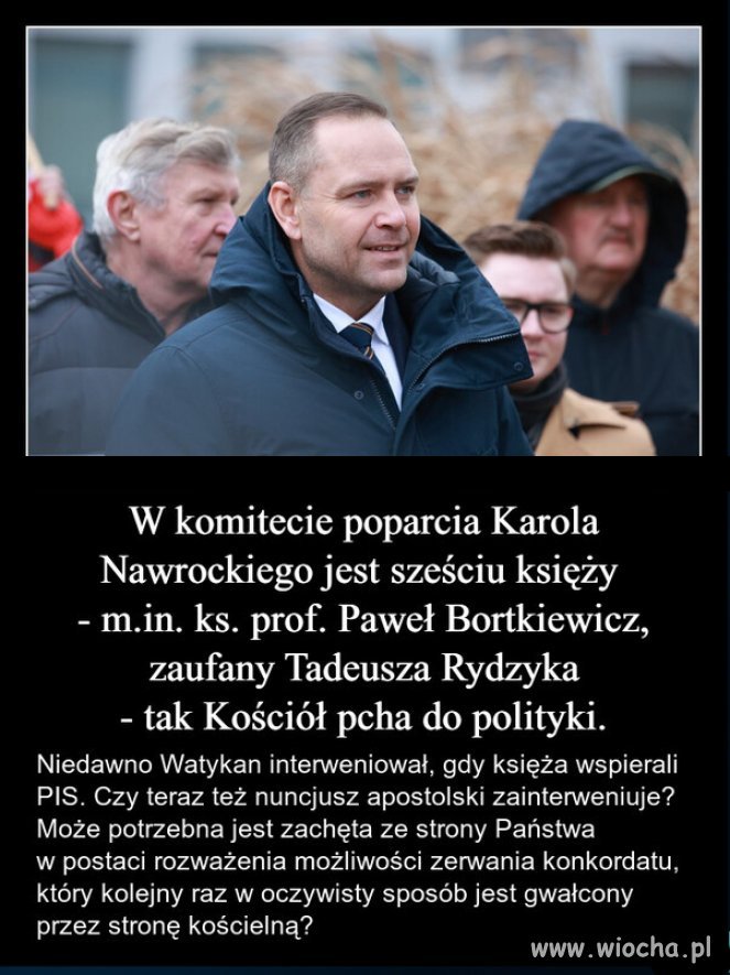 Nawrocki "niezależny" sekty kościoła...