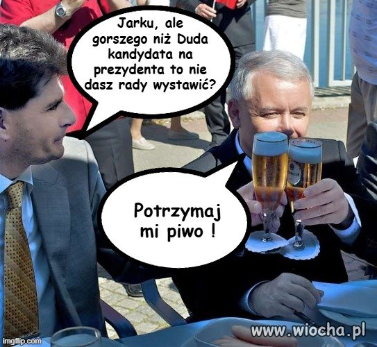 Duda dymał kraba,