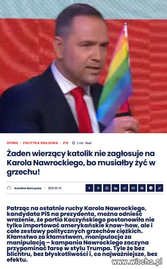 Karol Nawrocki zdaje się nie mieć hamulców. 