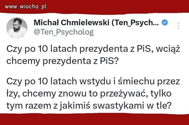 Czy po  latach prezydenta  z parti rządzącej...