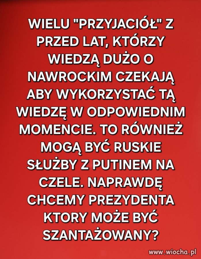 Poważne pytanie w sprawie... kandydata