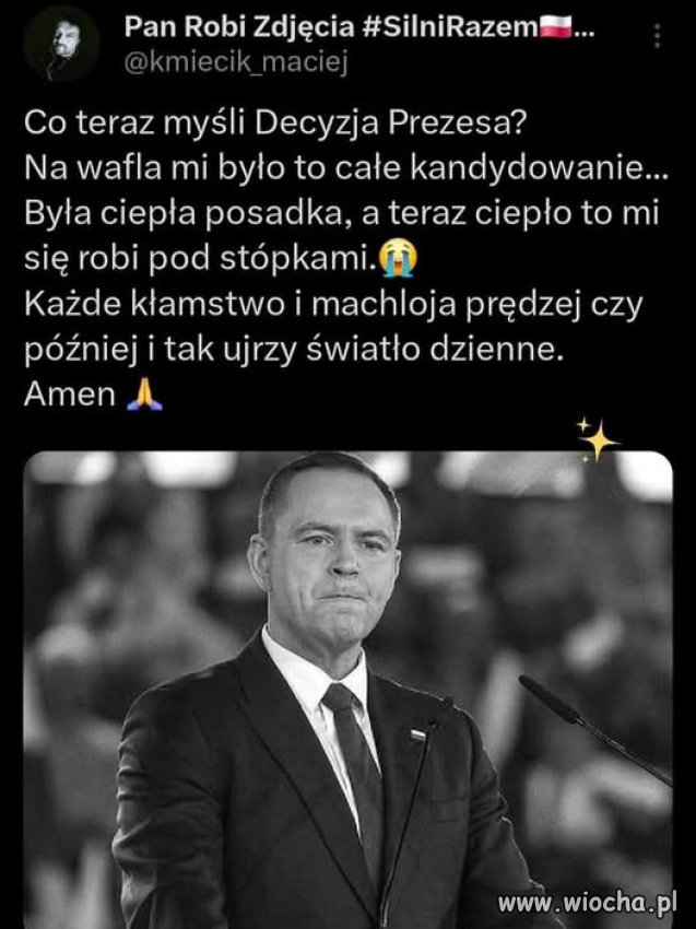 I jak on ma teraz spać spokojnie ?