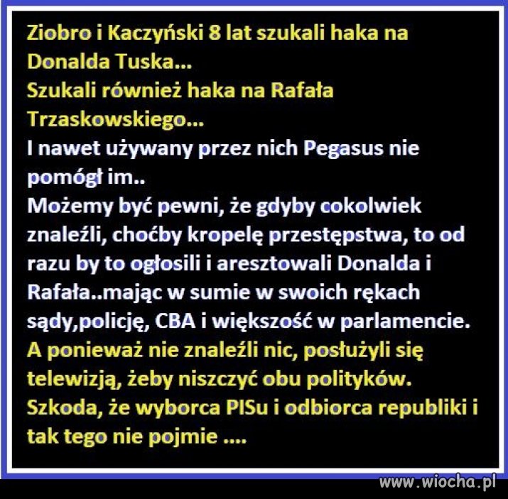 Nie znaleźli nic. No to wystawili własnego alfonsa, na którego...