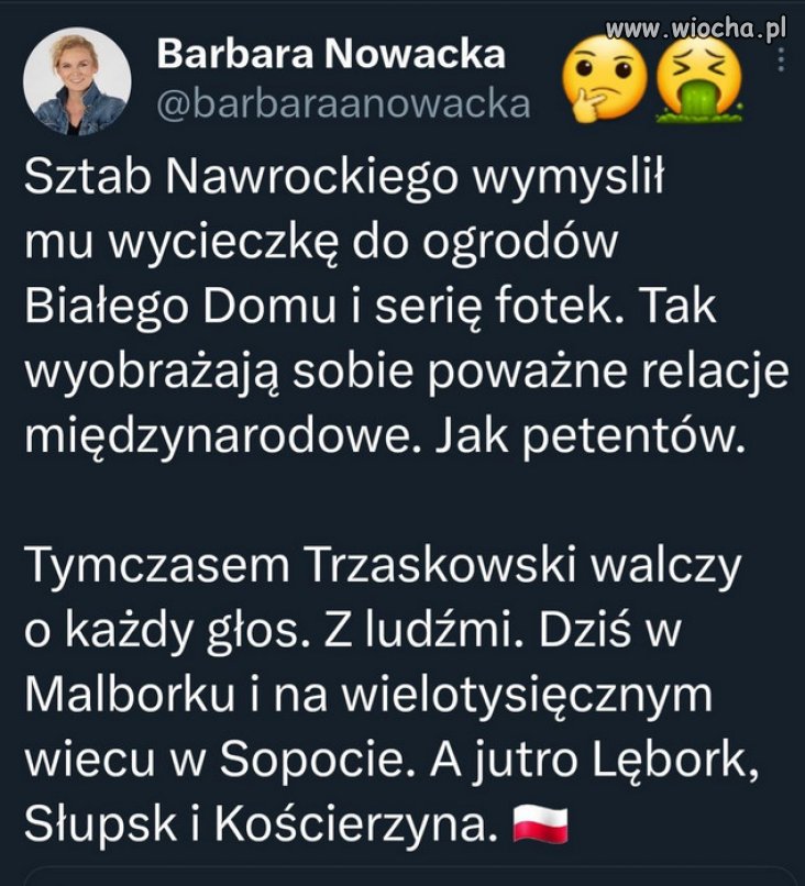 A poleciał z sekretarką czy z żoną? 
