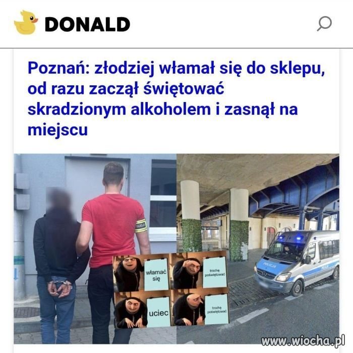 Za szybko zaczął świętować