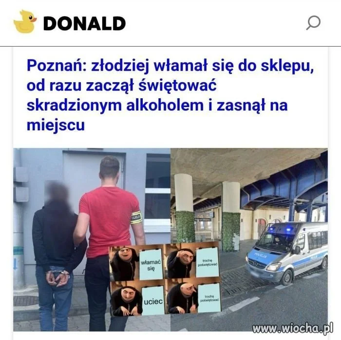Za szybko zaczął świętować