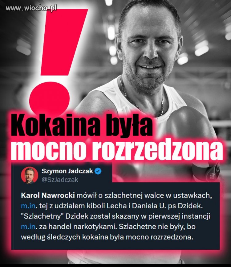 Szlachetny Dzidek został skazany za handel dragami
