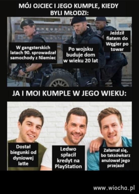 Dobre czasy tworzą słabych ludzi
