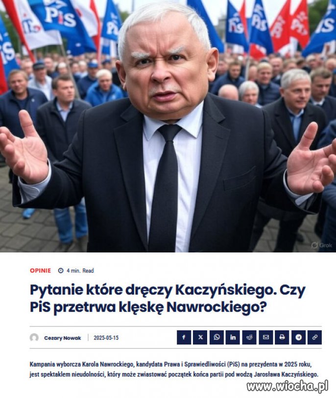Klęska Nawrockiego wydaje się coraz bardziej prawdopodobna