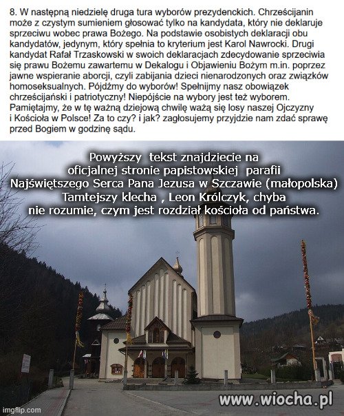 Papistowski klecha Królczyk Leon ze Szczawy