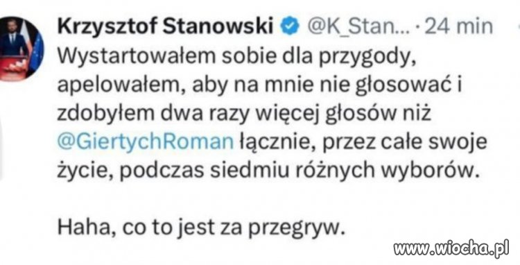 Oho a ja myślę, że...