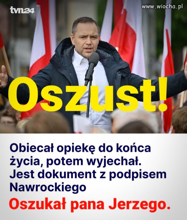 Oszust na prezydenta…