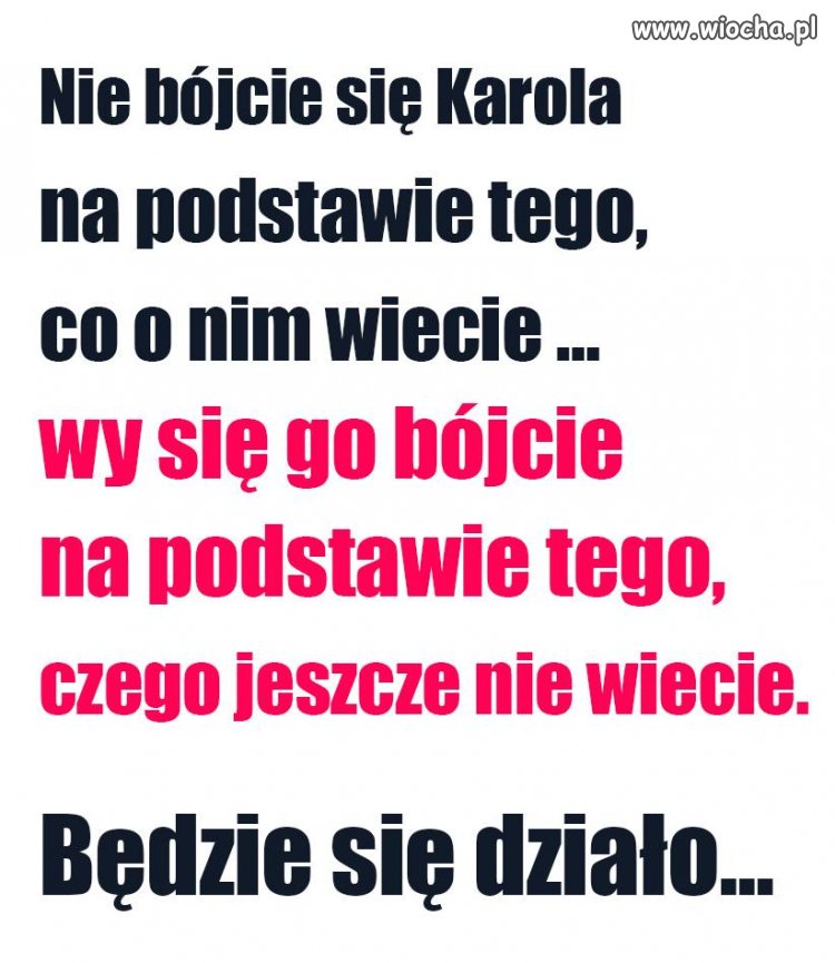 A podobno wybrali kogoś, kto w PISie jest...