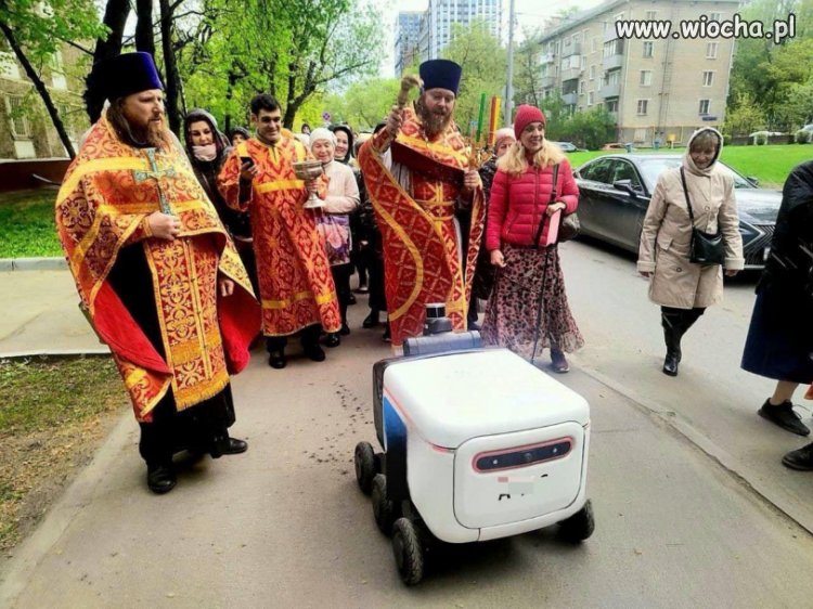 Z drogi szatańska maszyno!