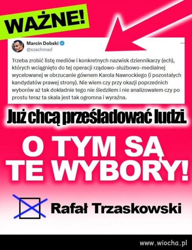Naprawdę? Trzeba obrzucać Nawrockiego goownem ?