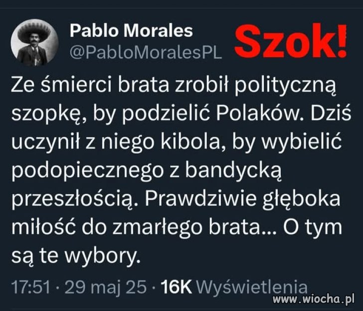 Dla starego dziada liczy się tylko władza !