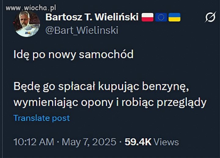 Tak to wygląda według Alfonsa Nowogrodzkiego